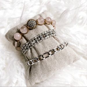 Stella & Dot Silver Bracelets